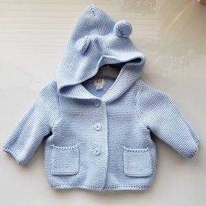 Baby Gap Bear Cardigan 0-3